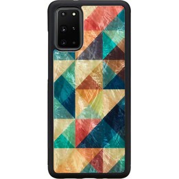 Custodia iKins per Samsung Galaxy S20+ con motivo a mosaico nero