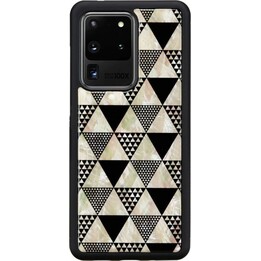 Funda iKins para Samsung Galaxy S20 Ultra, color negro piramidal.