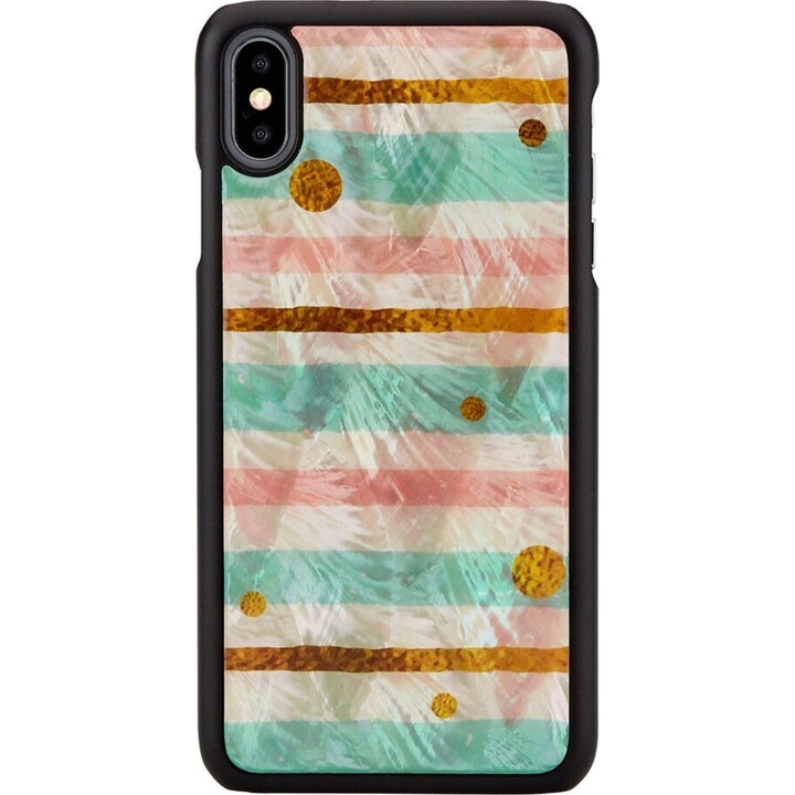 Capa para smartphone iKins para iPhone XS Max, estilo menta e preta.