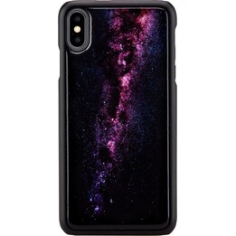 Capa para smartphone iKins para iPhone XS Max, Via Láctea, preta.