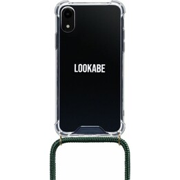 Collar Lookabe para iPhone Xr, color oro y verde loo014