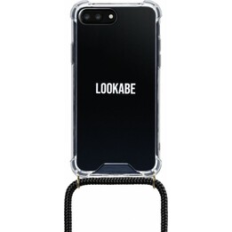 Collier Lookabe pour iPhone 7/8+ or noir loo002