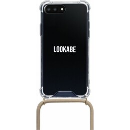 Collar Lookabe para iPhone 7/8+ color oro nude loo007