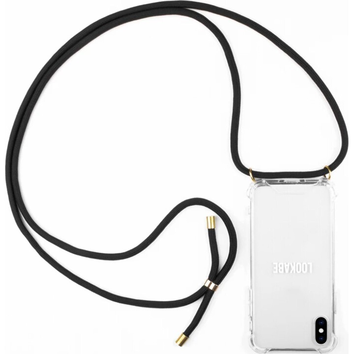 Colar Lookabe para iPhone Xs Max dourado e preto loo005