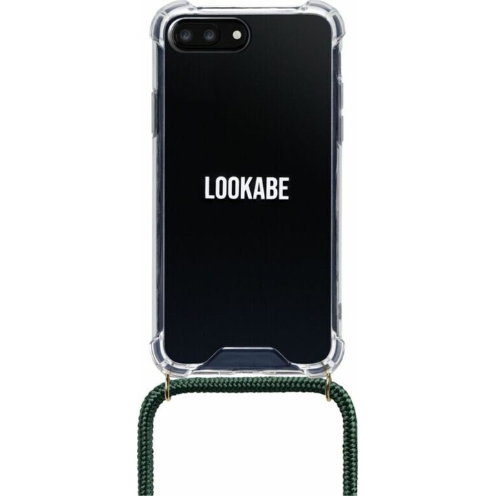 Collier Lookabe pour iPhone 7/8+ or vert loo012
