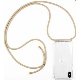 Collar Lookabe para iPhone Xr color oro nude loo009