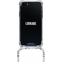 Collar Lookabe Edición Serpiente iPhone X/Xs serpiente plateada loo018