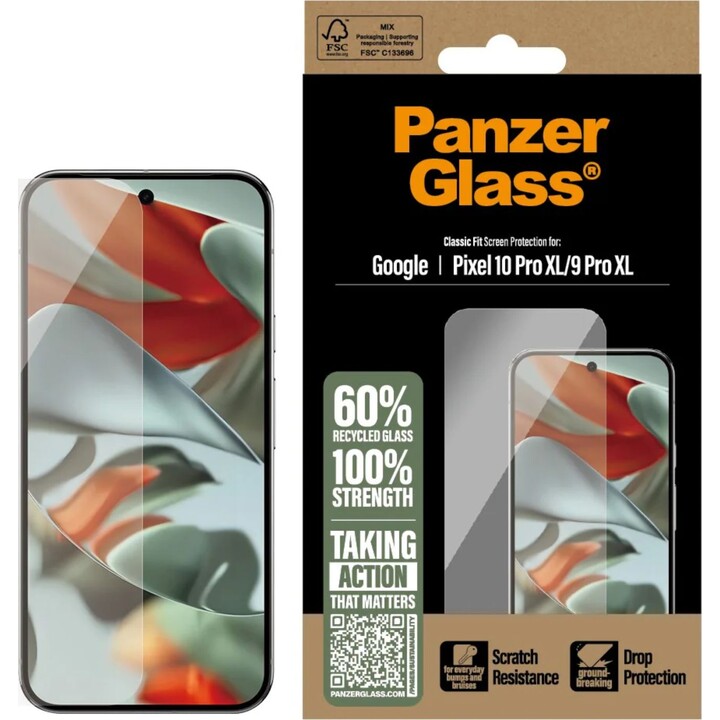 PanzerGlass Cristal Templado Clear Protector De Pantalla Google Pixel 10 Pro XL