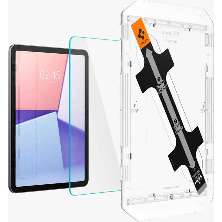 Pellicola protettiva in vetro temperato trasparente Spigen EZ Fit per Apple iPad Air 2024/2025/2026 11