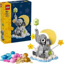 LEGO Iconic 40814 Bebé elefante en el cielo