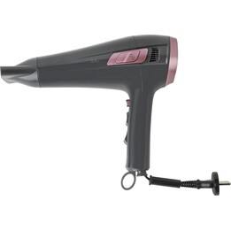Secador de cabelo JATA JBSC1070, 2000 W, 3 níveis de temperatura, 3 velocidades, difusor incluído, preto