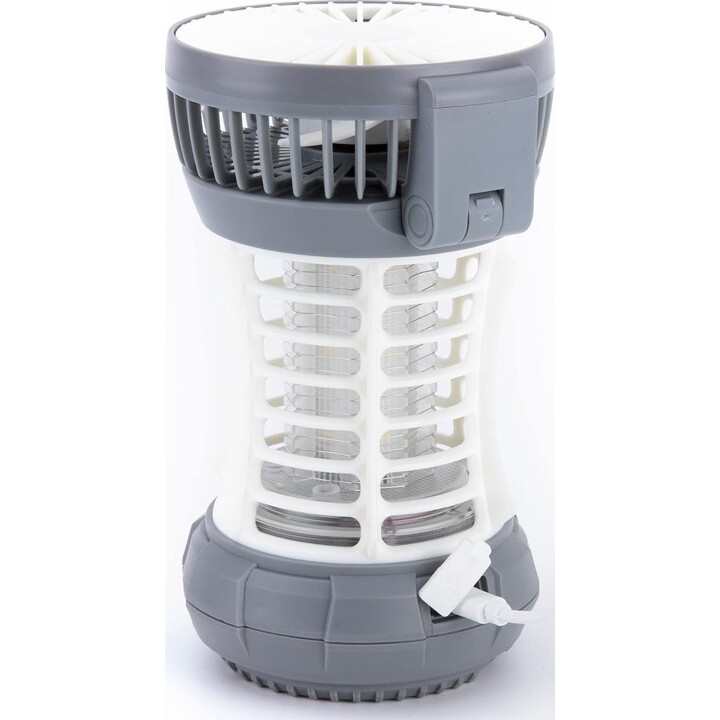 Lámpara eléctrica repelente de mosquitos Jata MOST3532, linterna, ventilador y luz de emergencia, para uso en interiores y exter