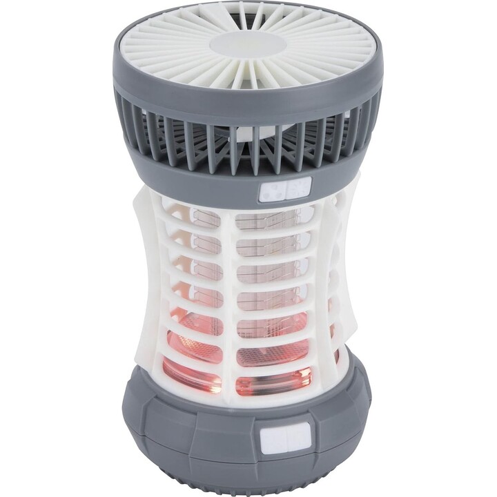 Lámpara eléctrica repelente de mosquitos Jata MOST3532, linterna, ventilador y luz de emergencia, para uso en interiores y exter