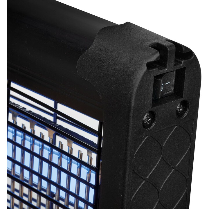 Jata MOST3548: matamosquitos eléctrico profesional con luz UV para 60 m², matainsectos con descarga, 2 lámparas UV, bandeja extr