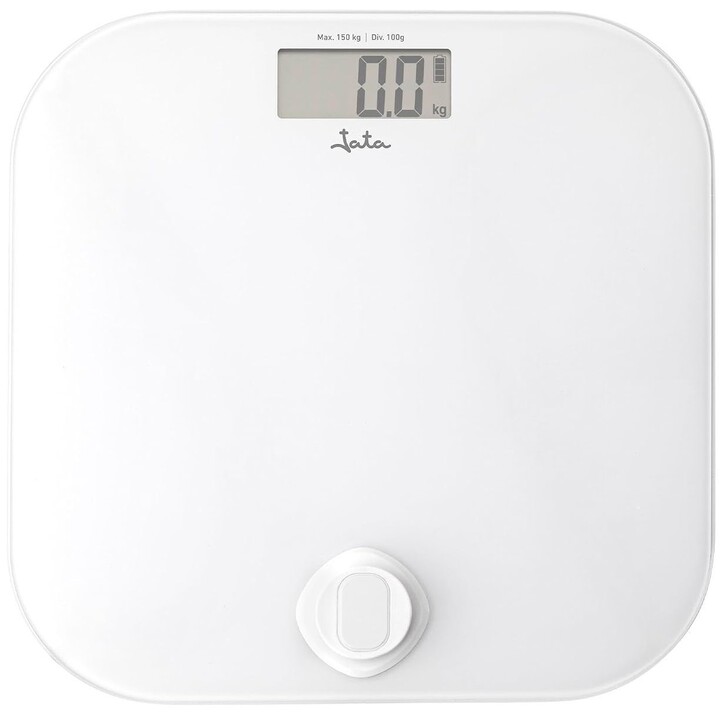 JATA HOGAR HBAS1907 - Báscula de baño (pilas no incluidas). Báscula digital con pantalla LCD. Báscula de peso corporal de alta p