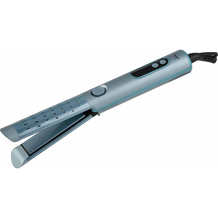 Plancha alisadora y rizadora JATA JBPP1588 con aire, tecnología de aire frío, placas cerámicas flotantes, 4 niveles de temperatu