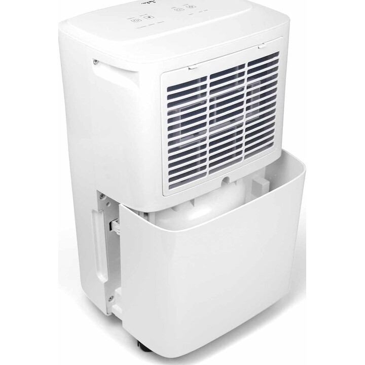 Déshumidificateur JATA JEHU2413 : 12 L/jour pour 15 m², réservoir de 2 L, 42 dB, minuterie 24 h, contrôle de l'humidité 40-80 %,