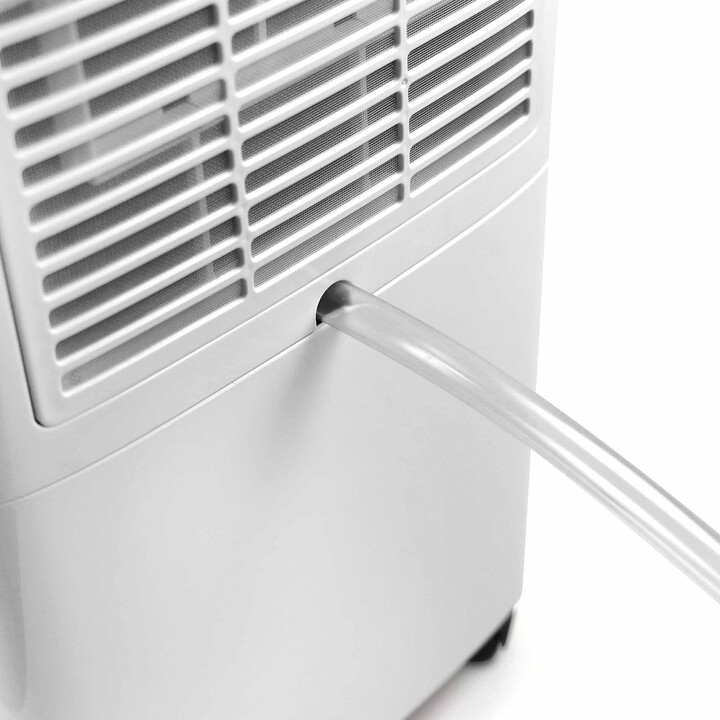 JATA JEHU2413 Dehumidifier 12L/day for 15 m², 2L Tank, 42 ​​dB, 24h Timer, Humidity Control 40-80%, Continuous Drainage