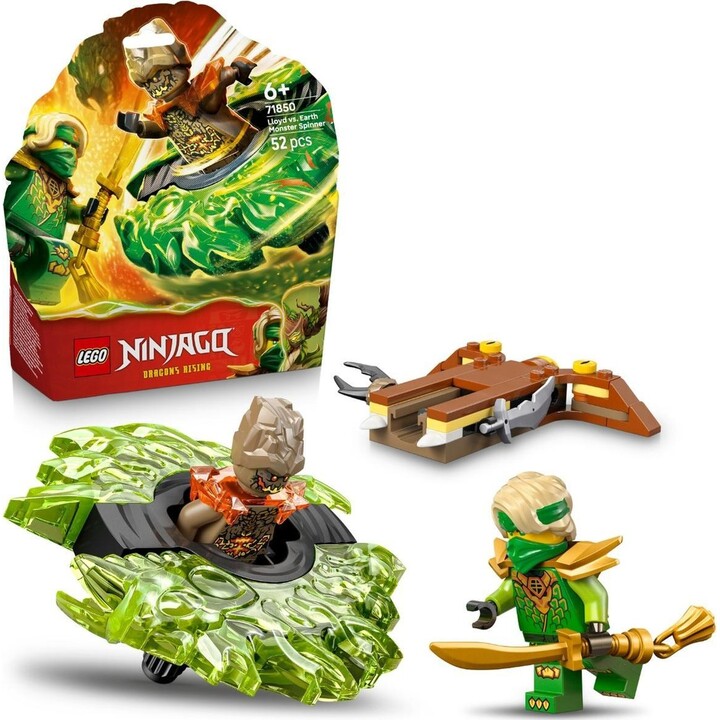 Bloques Ninjago 71850 Lloyd contra el Monstruo de la Tierra Spinner