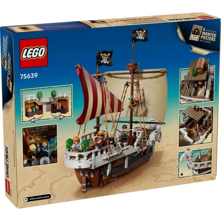 Briques One Piece 75639 Le Vogue Merry, le bateau pirate