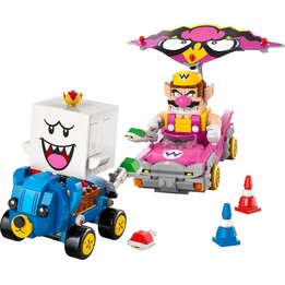 Mattoncini Super Mario 72038 Mario Kart Wario e Re Boo