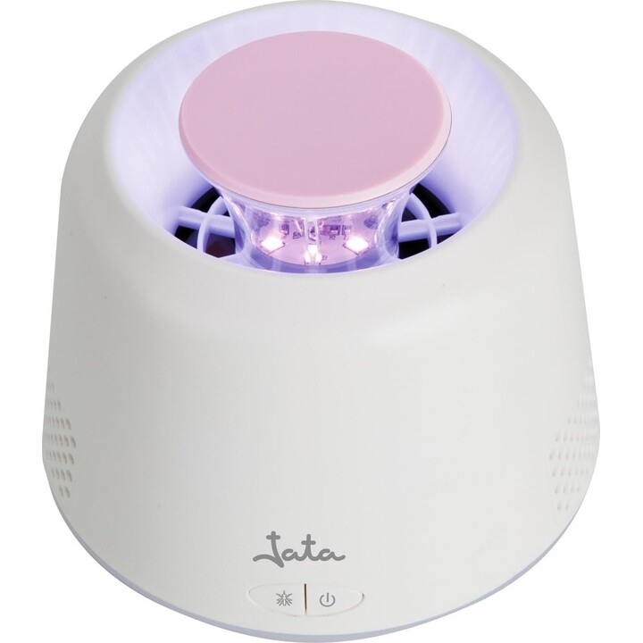 Lampe anti-moustiques électrique JATA HOGAR MT2 USB avec lumière UV et ventilateur d'aspiration, 6 LED UV, 3 modes LED, silencie
