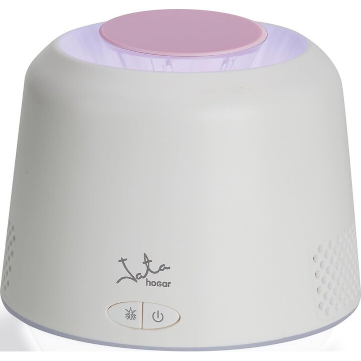 Lampe anti-moustiques électrique JATA HOGAR MT2 USB avec lumière UV et ventilateur d'aspiration, 6 LED UV, 3 modes LED, silencie