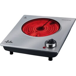 Plaque de cuisson électrique Jata V531, 1 200 W, en acier inoxydable