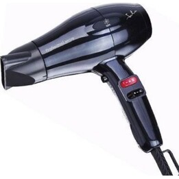 JATA SC1013 Haartrockner, 2000 W, 3 Temperaturstufen, 3 Geschwindigkeitsstufen, inklusive Diffusor, schwarz