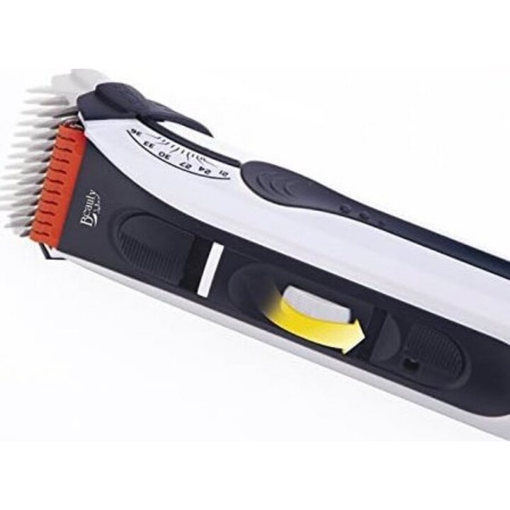 Jata MP373N Rechargeable Beard Trimmer with 70 Minutes of Cordless Battery Life, 3 Cutting Guides, Removable Head, High-Resistan