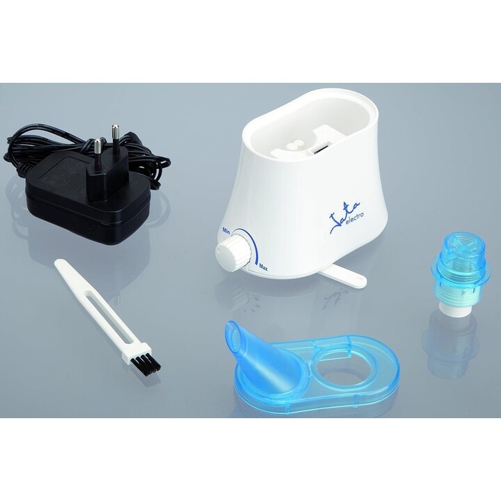 Humidificateur Jata HU 992 avec régulateur de vapeur, débit maximal de 120 ml par heure, brume froide à ultrasons, neutralise le