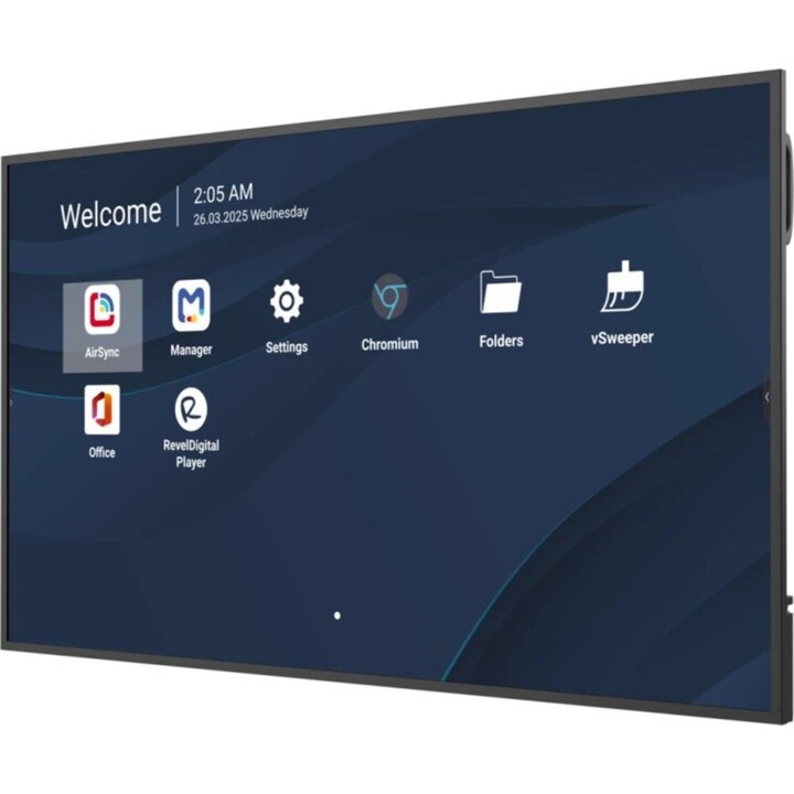 Display ViewBoard LED di grande formato da 65 pollici, 3840x2160, 500 nit, Android 14, funzionamento 24 ore su 24, 7 giorni su 7