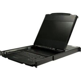 Consola KVM Startech de 17 polegadas para montagem em rack, HD, com duplo trilho, 1080p, KVM DVI/VGA