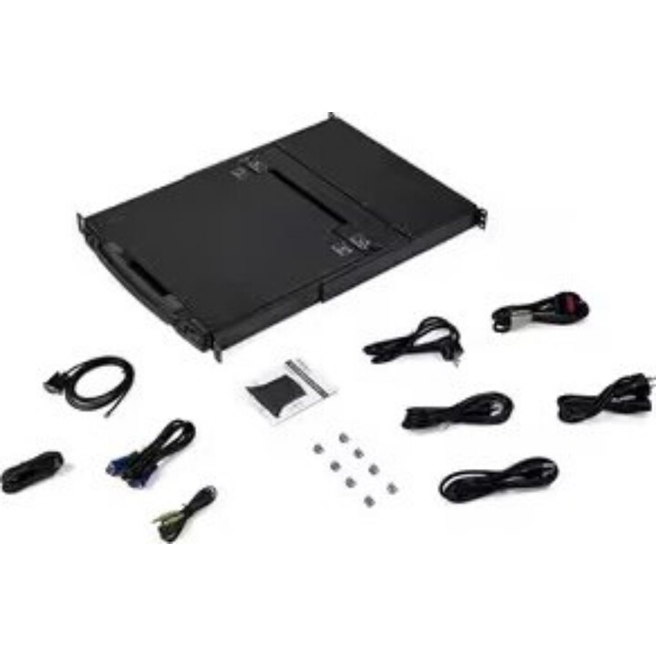 Console KVM Startech 17 pouces HD, montage en rack, double rail, 1080p, KVM DVI/VGA
