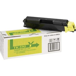 Tóner original kyocera tk-590y amarillo 5.000 páginas
