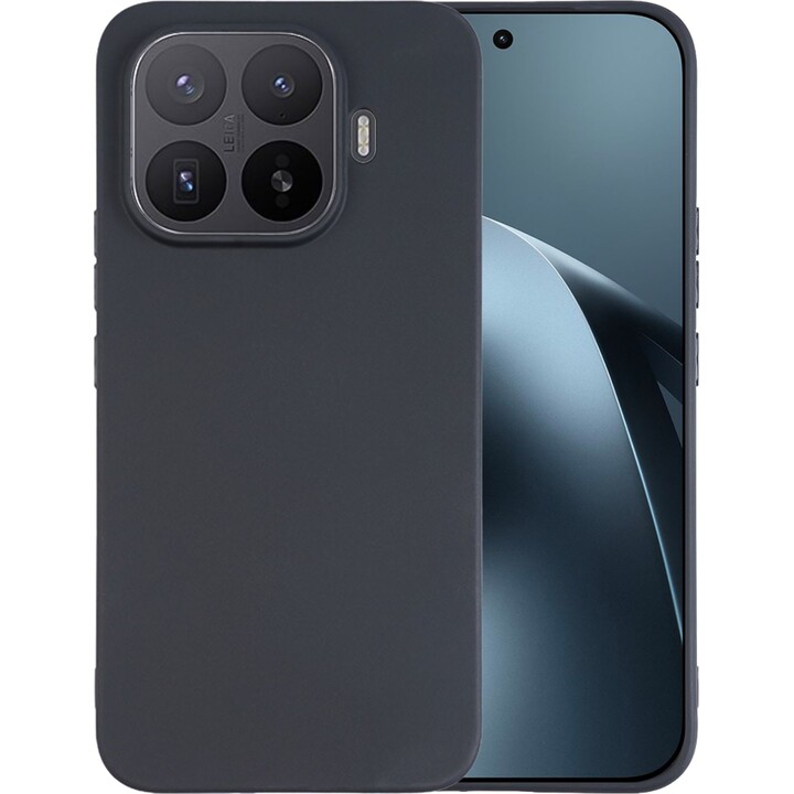 JUST IN CASE 17T Cover posteriore TPU nera per Xiaomi 17T Pro