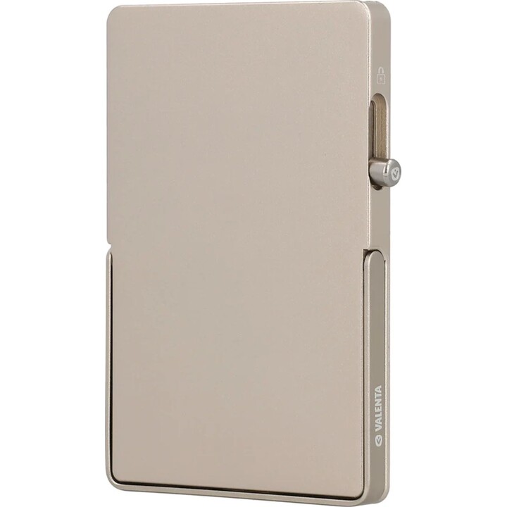 Suporte Valenta Cardprotector Magsafe em alumínio, cor titânio natural - 589321
