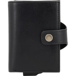 Valenta Kartenetui Plus Ledergeldbörse Luxe Schwarz - 588447
