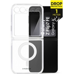 Capa traseira transparente magnética Mobilize PC para Samsung Galaxy Z Flip 7 FE