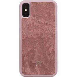 Funda EcoCase para iPhone Xs Max de la colección Stone de Woodcessories, color rojo cañón sto058