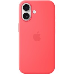Coque en silicone Apple avec MagSafe pour iPhone 17 Bright Guava