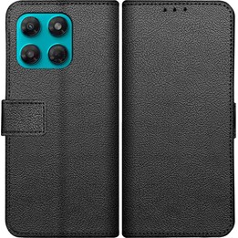 Just in Case PU Leather Book Case Black for Motorola Moto G37/G47