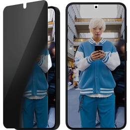Película protetora de vidro temperado PanzerGlass para privacidade da tela do Samsung Galaxy S25