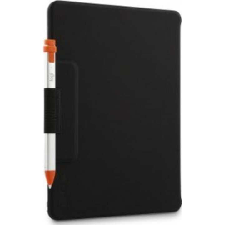 Étui de protection pour iPad 10,2" (7e/8e/9e génération), support, rabat magnétique, fonction veille/réveil, emplacement po