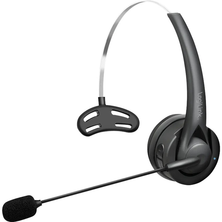 Logilink BT0075 - Auricolare mono Bluetooth 6.0 con microfono e controllo volume