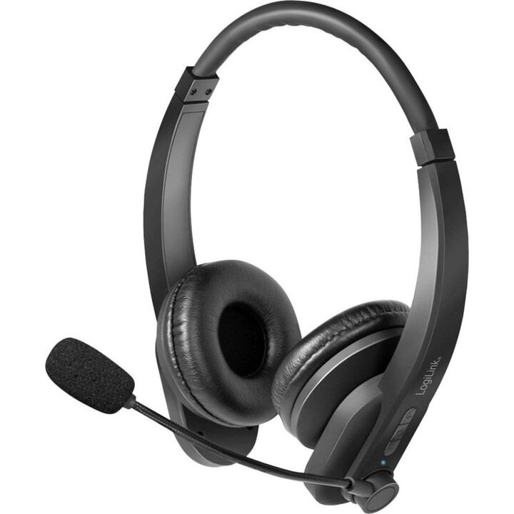 LogiLink BT0060 Headset on-ear Bluetooth wireless black
