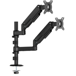 Aisens DT32TSR-453 Counterweighted Desk Mount for 2 Monitors / Swivel / Tilt / up to 9kg