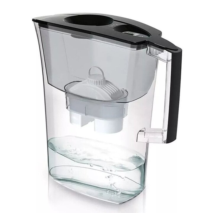 Laica Prime Line Elegant Filter Jug Pack / 3L / Black / Jug + 1 BI-FLUX Filter
