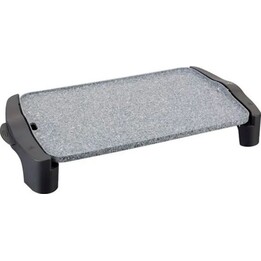 Piastra elettrica JATA GR558 da 2500 W, 50x28 cm, piastra elettrica antiaderente in granito, elemento riscaldante "Magic", senza