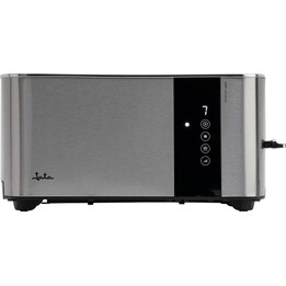 Tostapane digitale JATA JETT1146, acciaio inossidabile, fessura lunga, doppio, 1400 W, 7 livelli di doratura, touch screen, funz